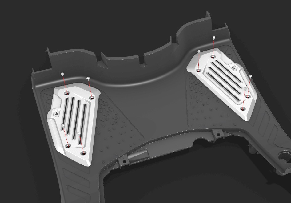 CYGNUS XR 金屬腳踏板| APEXX RACING